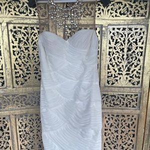 Beautiful cream cocktail dress